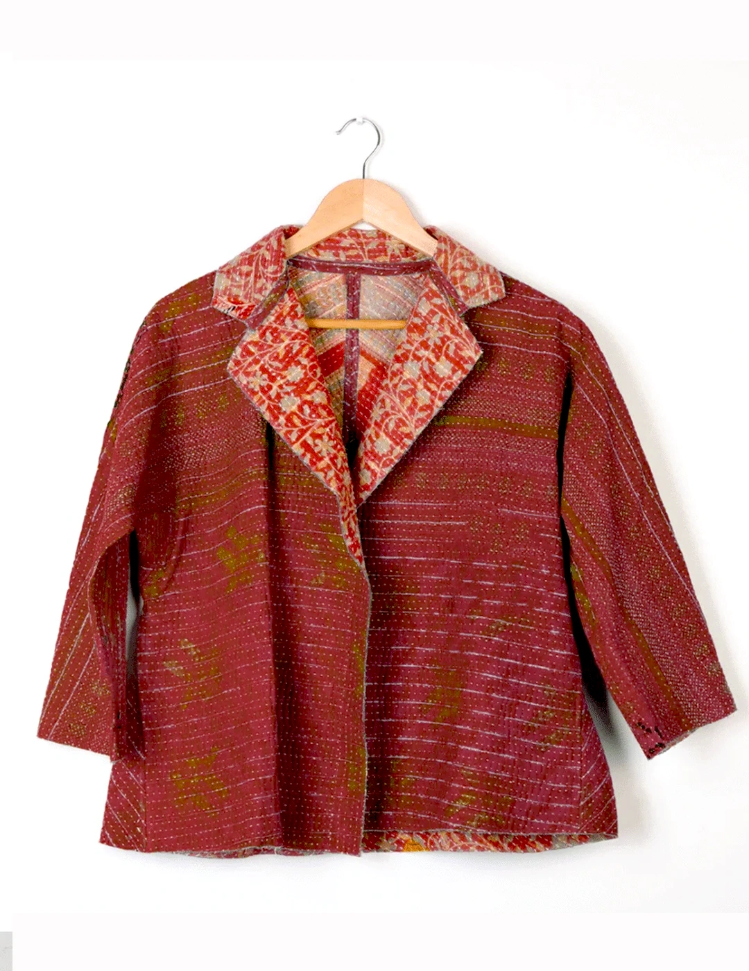 Old Kantha Jacekts | Orange